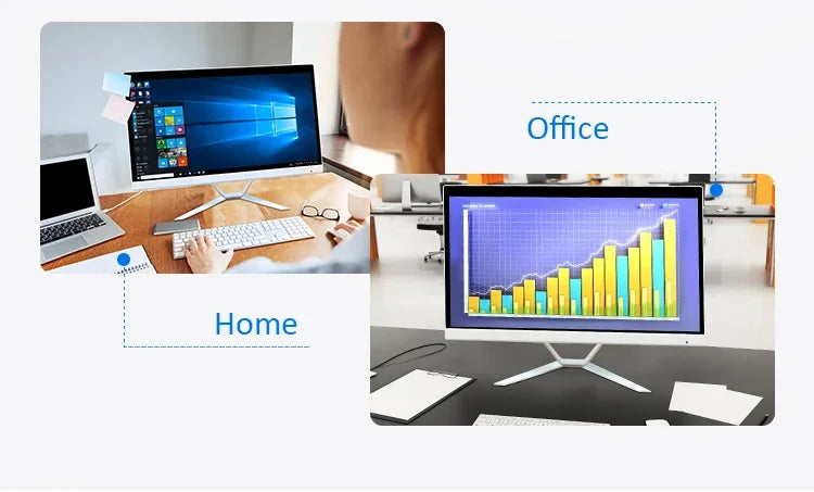 PC Gamer Todo-en-Uno AOTESIER 24” | Intel i7, 16–32 GB RAM, SSD 512 GB, Full HD – Ideal para Gaming Ligero y Uso Profesional