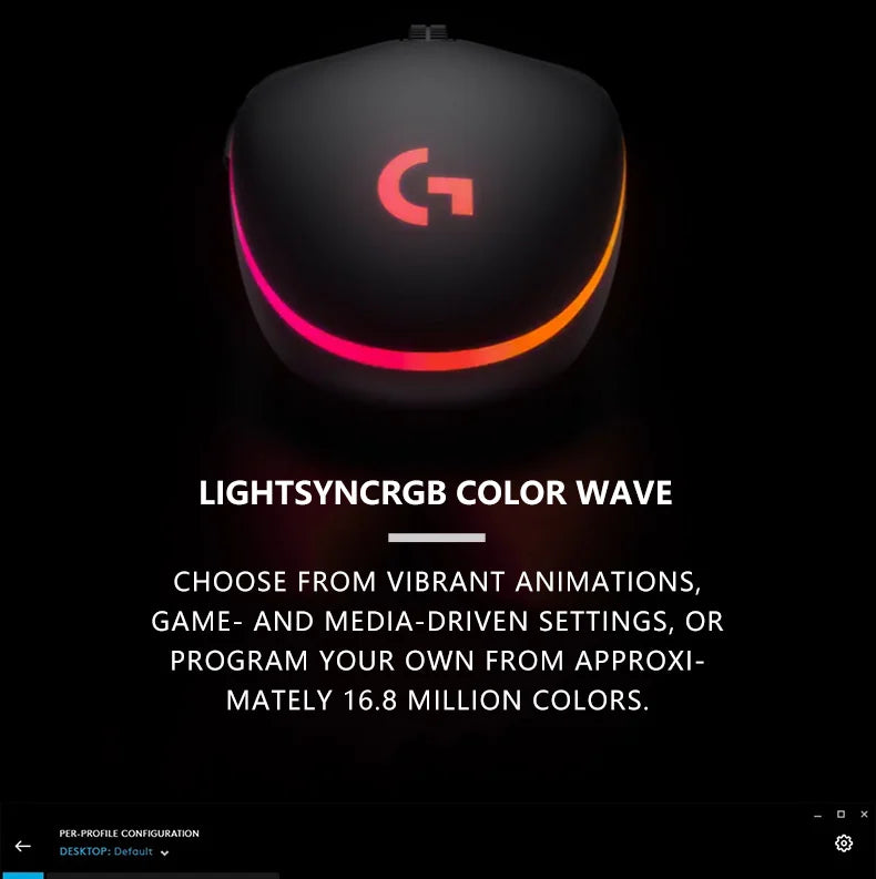 🖱️ Mouse Gamer con Cable Logitech G203 Precisión Profesional, 6 Botones Programables y Diseño Ergonómico