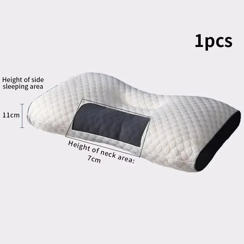 Almohada de masaje de punto lavable de alta calidad, soporte para el cuello para dormir mejor, almohada hipoalergénica, almohada para el hogar no se colapaza