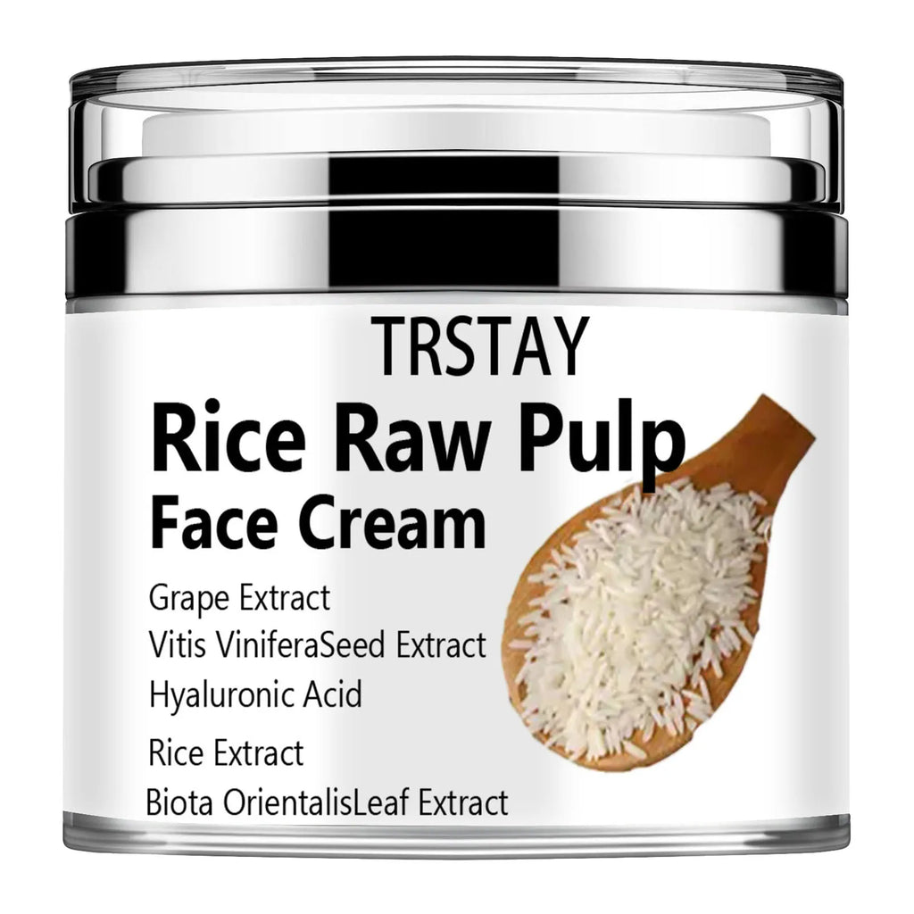 Crema Facial de Arroz - Hidratante Antiedad con Extracto de Arroz 15g