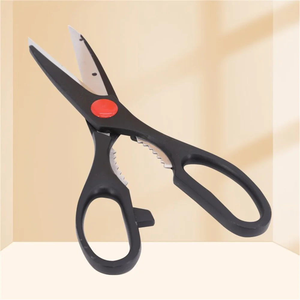 ✂️ Tijeras de Cocina Multifuncionales de Acero Inoxidable Afiladas, Seguras y Duraderas | Incluyen Cascanueces Integrado