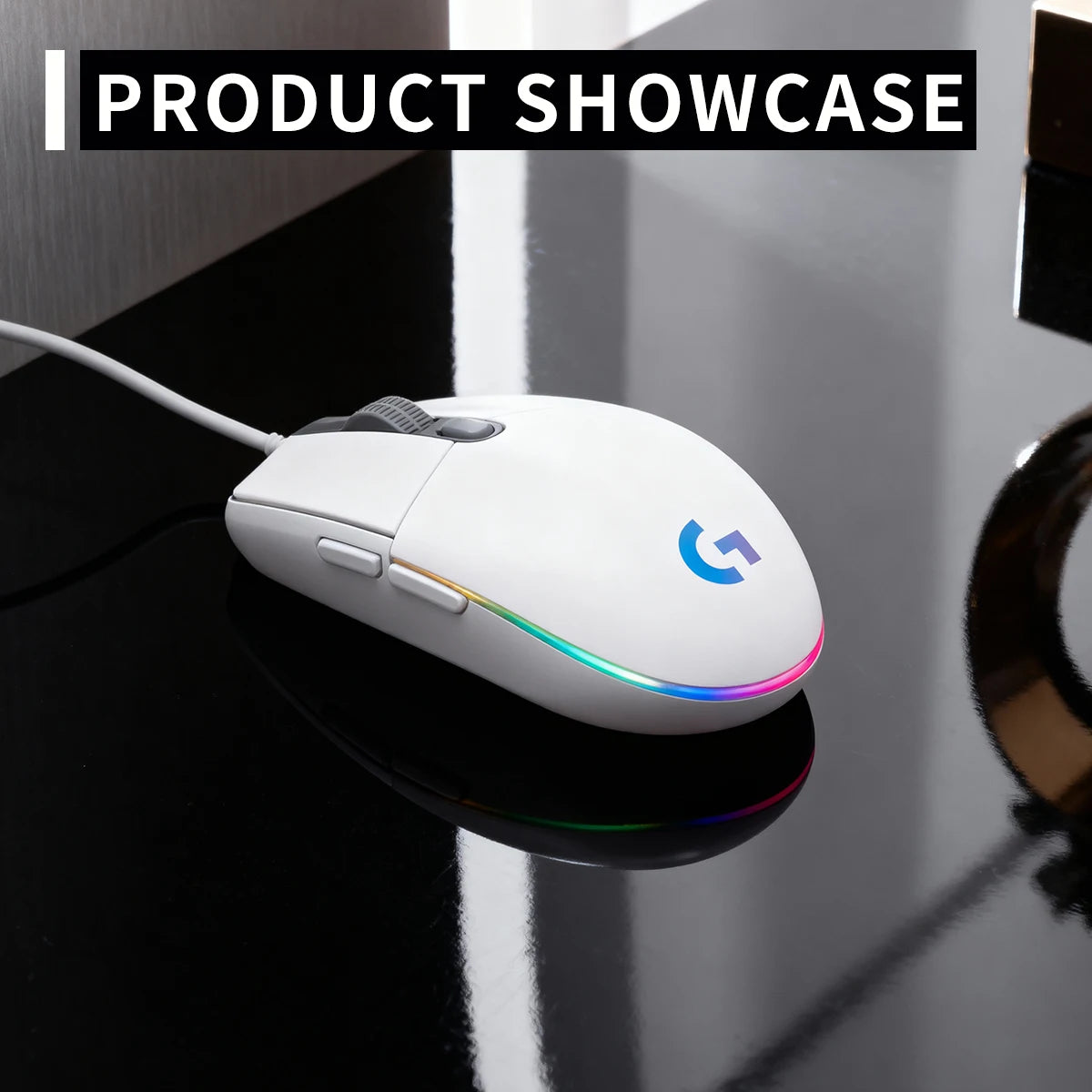 Mouse Gamer Logitech G102 | Sensor de Alta Precisión, Iluminación RGB y Rendimiento Duradero