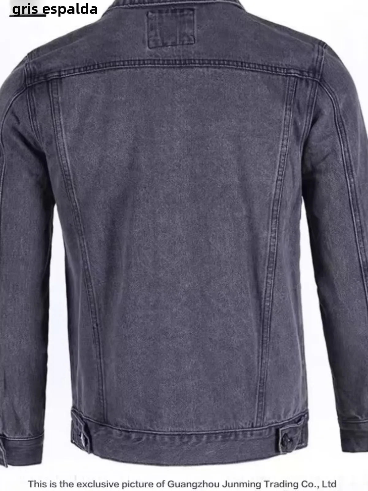 Chaqueta de mezclilla informal a la moda para hombre, ropa de trabajo, estilo clásico, manga larga, resistente al viento, par...
