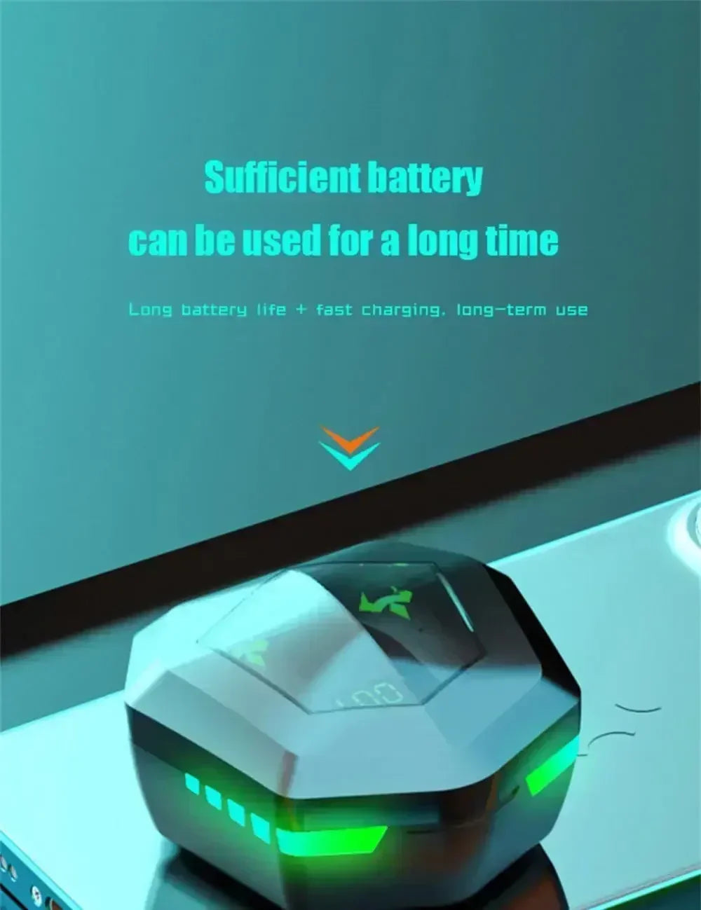 Auriculares Inalámbricos TWS con Pantalla Digital - Bluetooth para Gaming