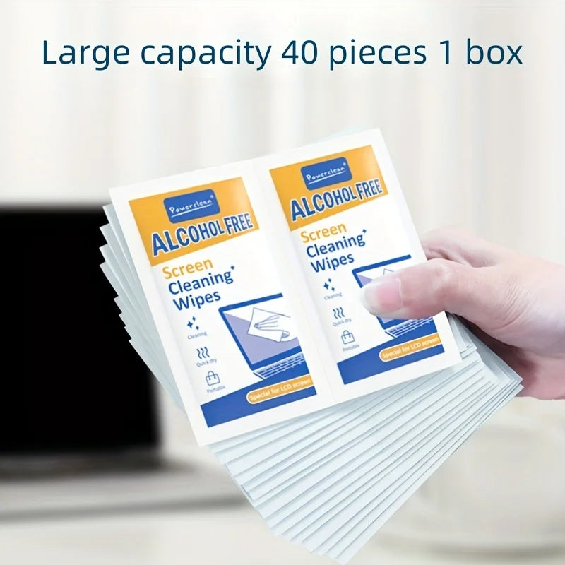 Toallitas de Limpieza para Pantallas LCD - Celular, Laptop, TV y Tablet