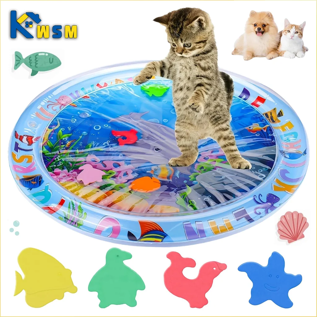 Alfombra Sensorial de Agua para Gatos y Perros – Juguete Interactivo Refrescante para Mascotas