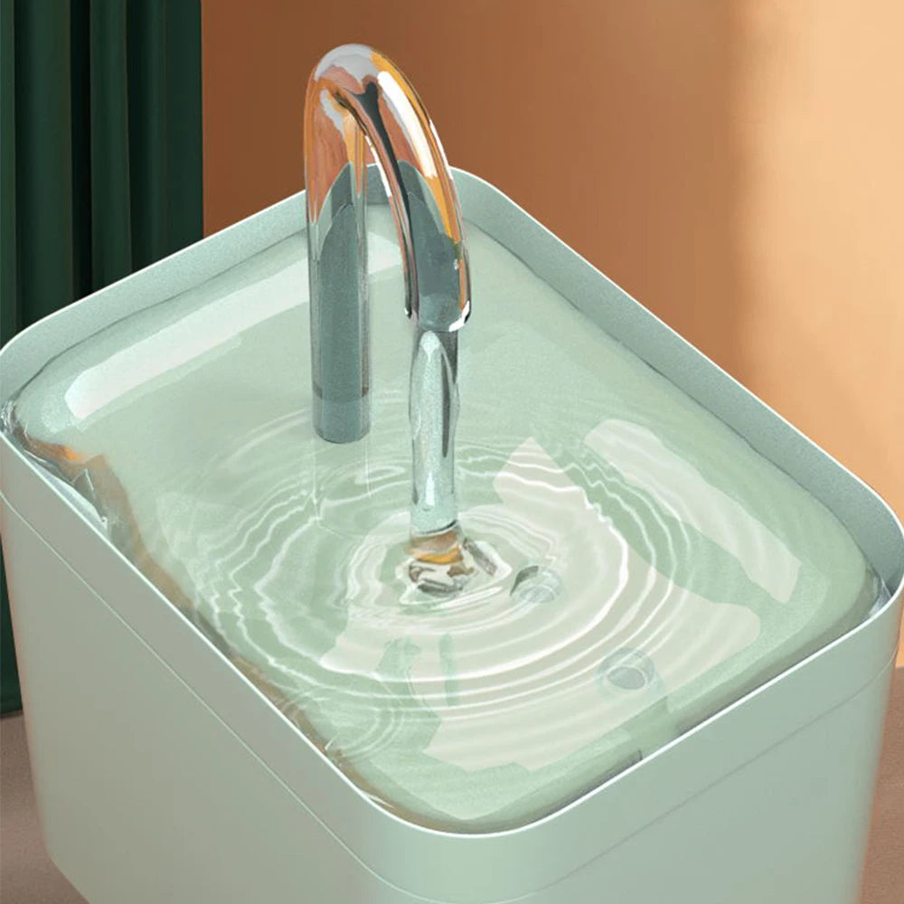 Fuente de Agua Automática para Gatos 1.5L – Bebedero Ultrasilencioso con Sistema de Filtración Recirculante