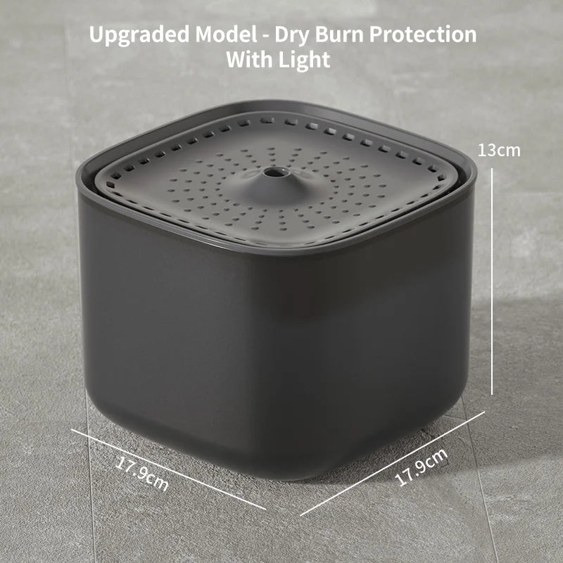 Fuente de Agua Automática para Gatos 3L – Bebedero Eléctrico Silencioso con Filtro y Circulación USB