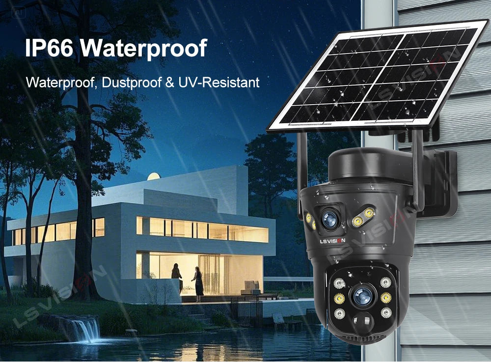 Cámara Solar 4G | Funciona sin WiFi ni electricidad – Ideal para ranchos, terrenos y negocios