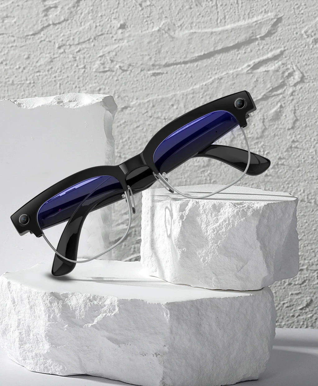 Gafas Inteligentes AI con Cámara 8MP - Grabación Video, Traducción y Bluetooth IP66