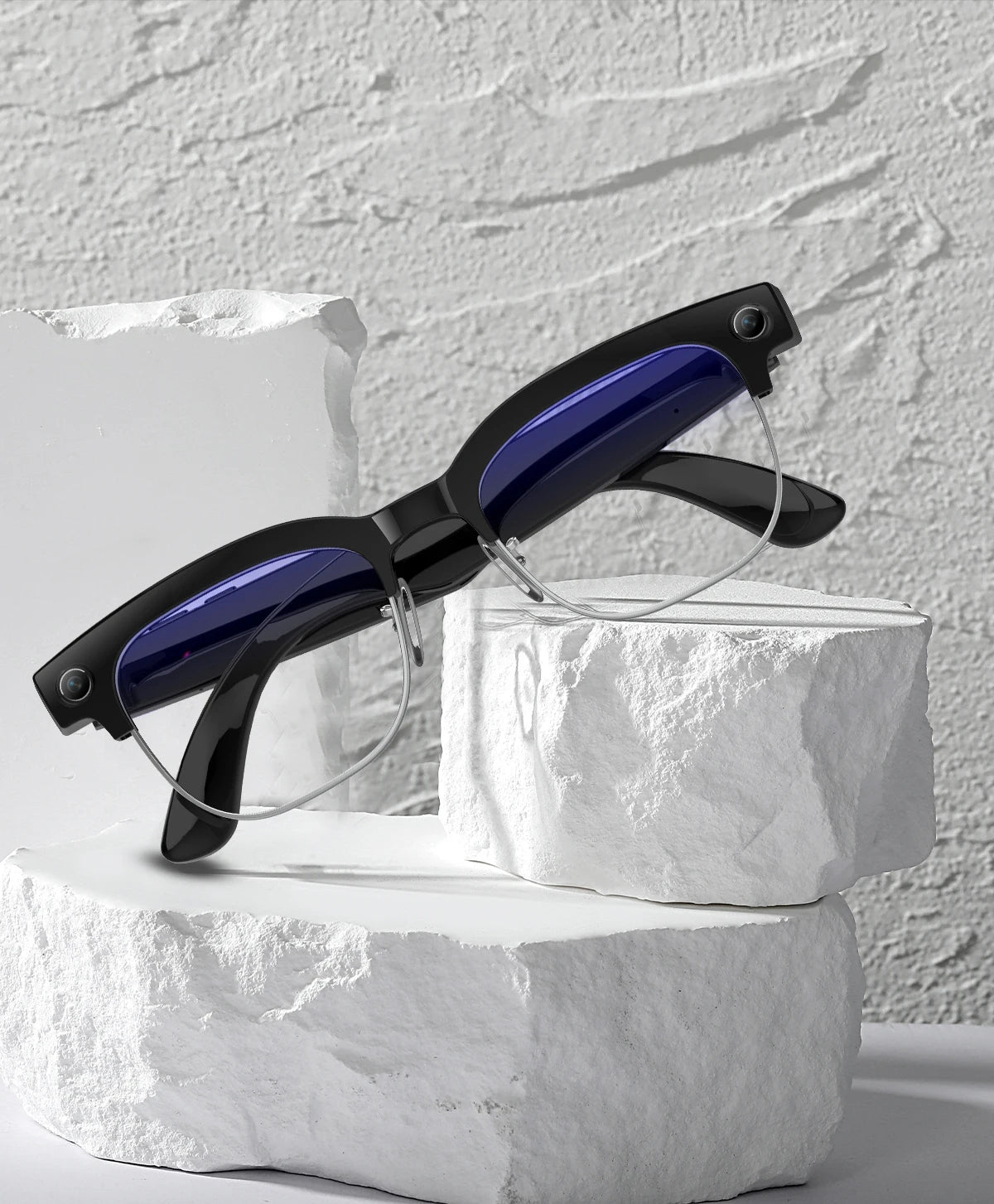 Gafas Inteligentes AI con Cámara 8MP - Grabación Video, Traducción y Bluetooth IP66