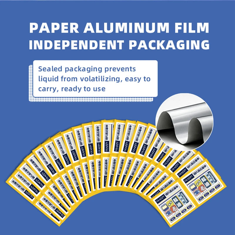 Toallitas Desechables para Gafas y Pantallas - Limpieza de Lentes (100 pcs)