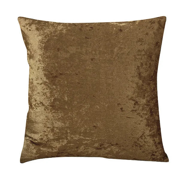Almohada de terciopelo para sala de estar, cubierta de almohada supersuave de 60x60 cm, utilizada para lanzar sofá, decoración brillante