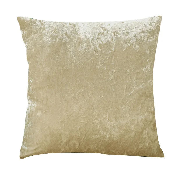 Almohada de terciopelo para sala de estar, cubierta de almohada supersuave de 60x60 cm, utilizada para lanzar sofá, decoración brillante