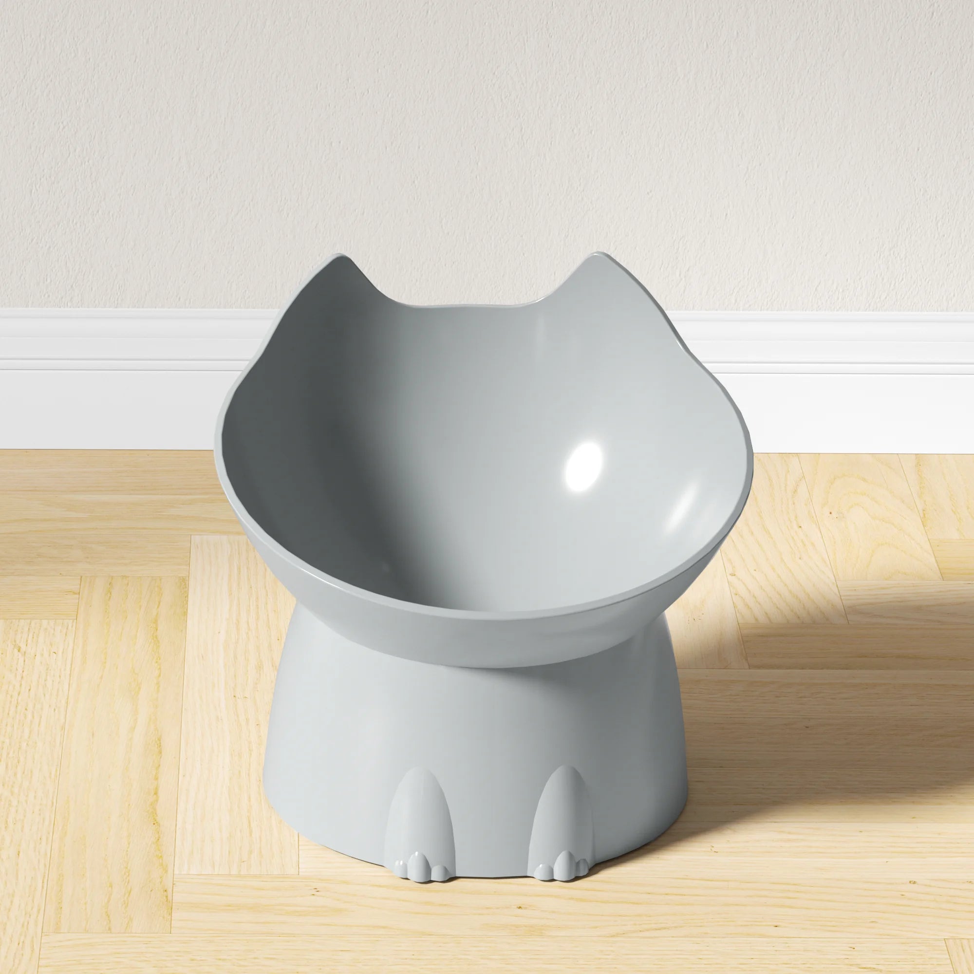 Cuenco Elevado Antivómito para Gatos | Plato Inclinado Antipunta que Protege el Cuello – Ideal para Gatitos y Adultos