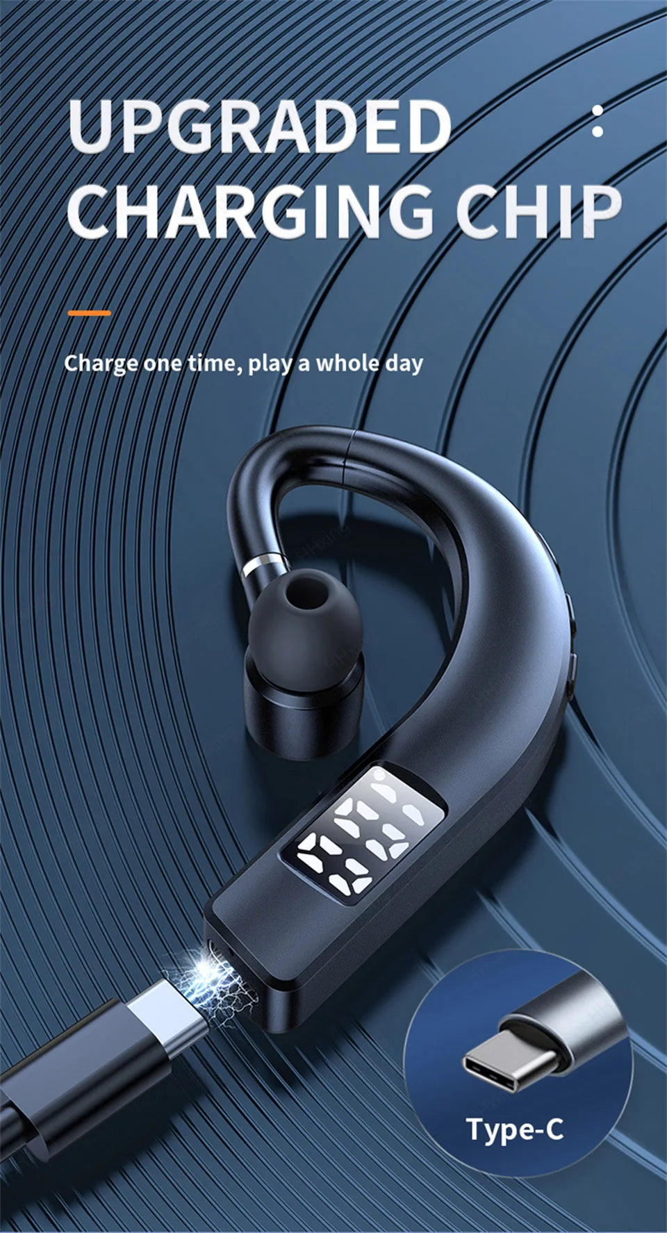 Auriculares Bluetooth con Micrófono para Conducir - Manos Libres con Cancelación de Ruido