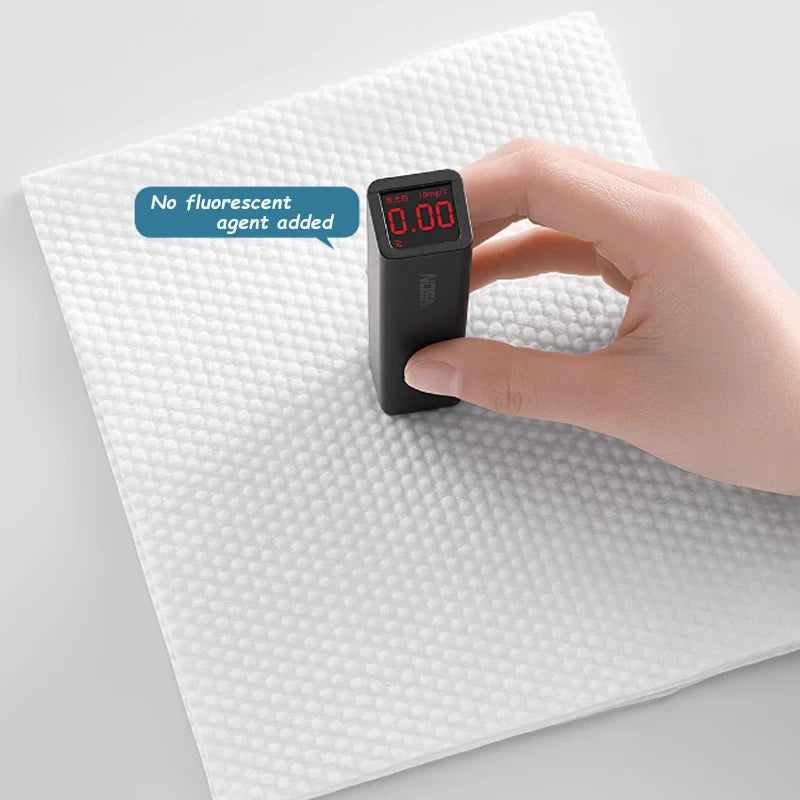 Toallas Faciales Desechables de Algodón 100% - Toallitas Suaves para Desmaquillado y Limpieza