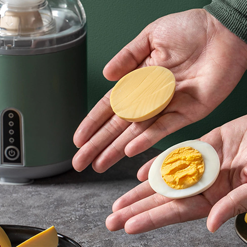 Batidora de huevos eléctrica, agitador de huevos, máquina para hacer huevos dorados, mezcla automática de huevos, blanco y y yema, suministros de cocina, homogeneizador de huevos