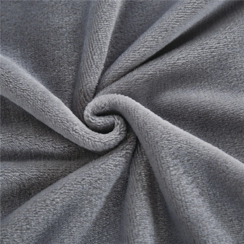 Funda de Almohada Larga de Franela Suave - Funda para Almohada de Cuerpo 180x45cm