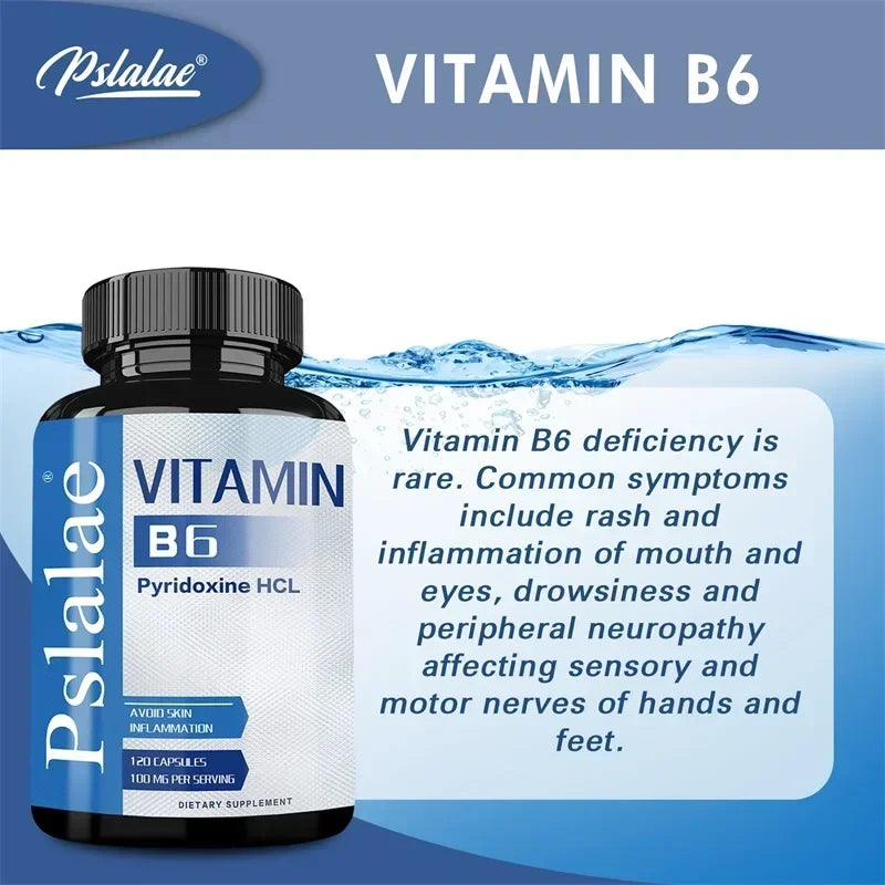 Vitamina B6 Pslalae | Apoyo al Metabolismo, Sistema Inmunológico y Salud Neurológica