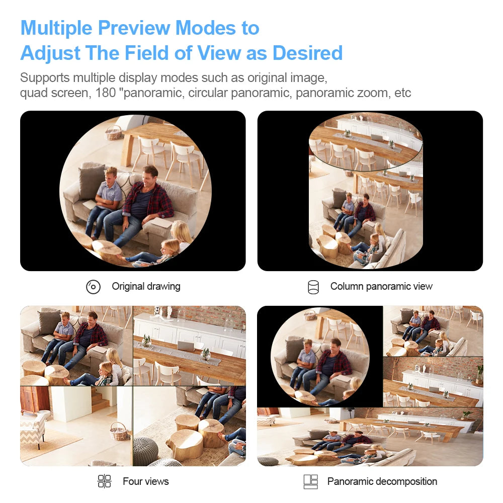 Cámara de Seguridad WiFi V380 Pro 4MP - Visión Nocturna Color, Detección Humana y Foco LED