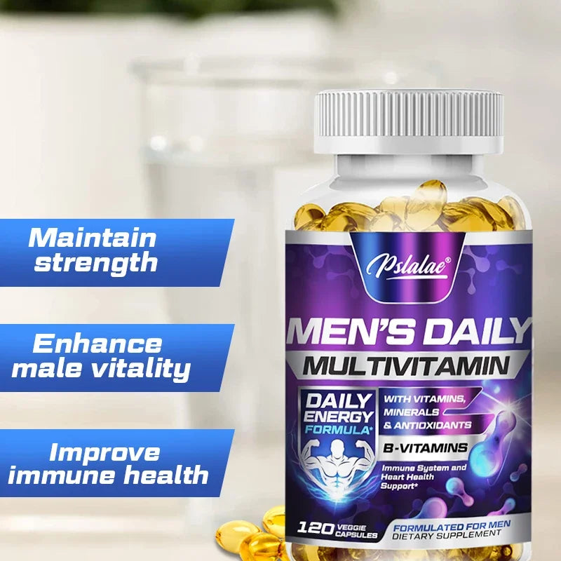 Multivitamina Diaria para Hombres Xemenry | Apoyo Cognitivo, Energía, Resistencia y Bienestar Masculino