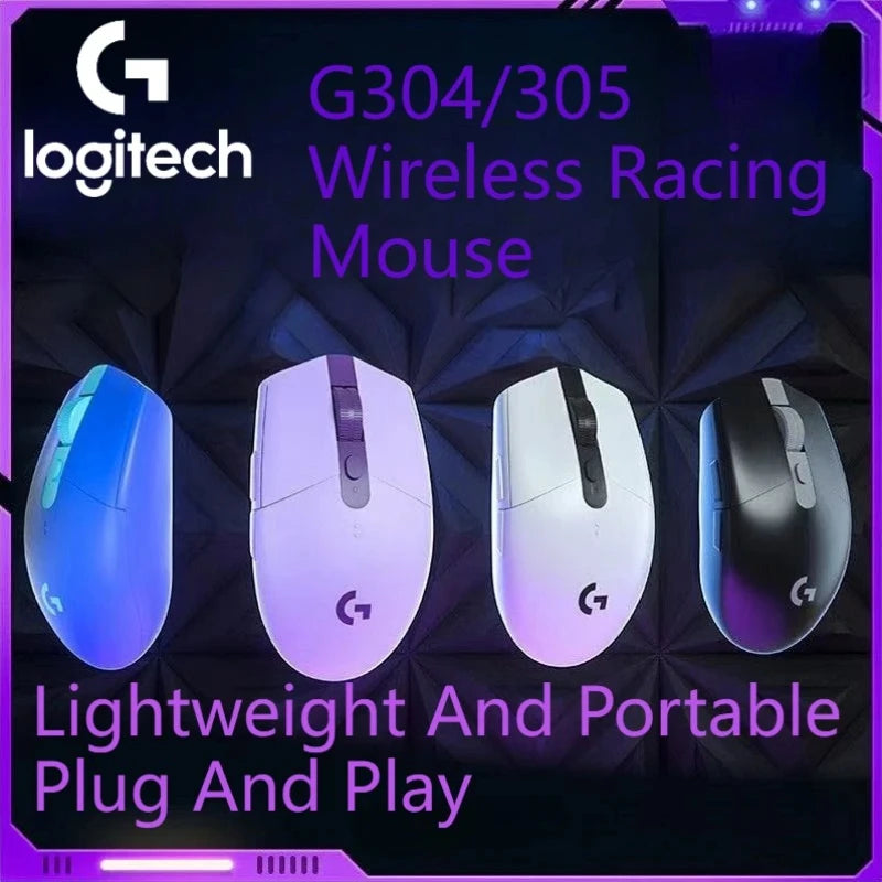 🖱️ Mouse Gamer Inalámbrico Logitech G304 / G305 Lightspeed Precisión HERO 12,000 DPI | Ultraligero, 6 Botones Programables y Plug & Play