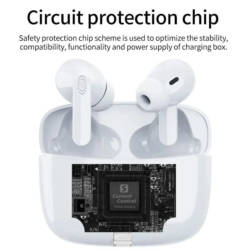 Auriculares Inalámbricos TWS Pro con Cancelación de Ruido - Bluetooth Táctiles