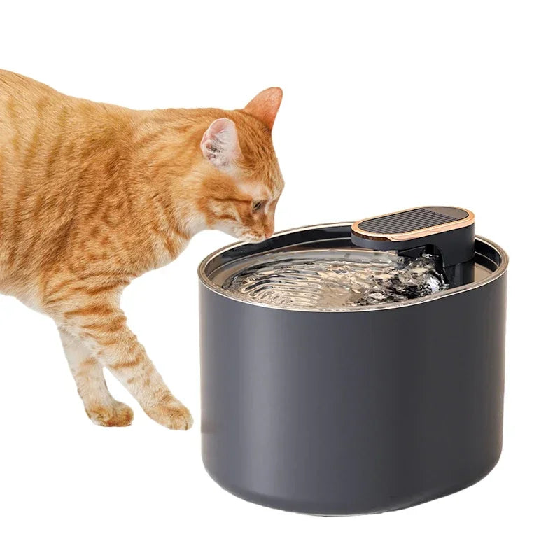 Bebedero Automático para Gatos y Perros 3L – Fuente de Agua Silenciosa con Filtro y USB