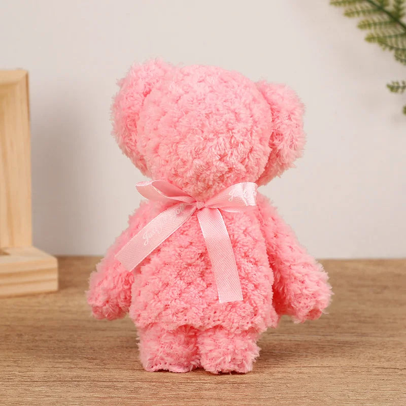 1-10 Uds. Toalla de oso de peluche, regalo para Baby Shower, recuerdos de fiesta de cumpleaños para niños, regalo de invitados de aniversario de boda, decoración navideña de Pascua