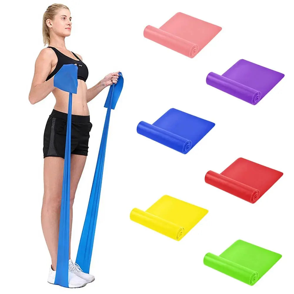 Bandas de resistencia para hacer ejercicio, terapia física, entrenamiento físico al aire libre, Pilates, gimnasio en casa, banda elástica