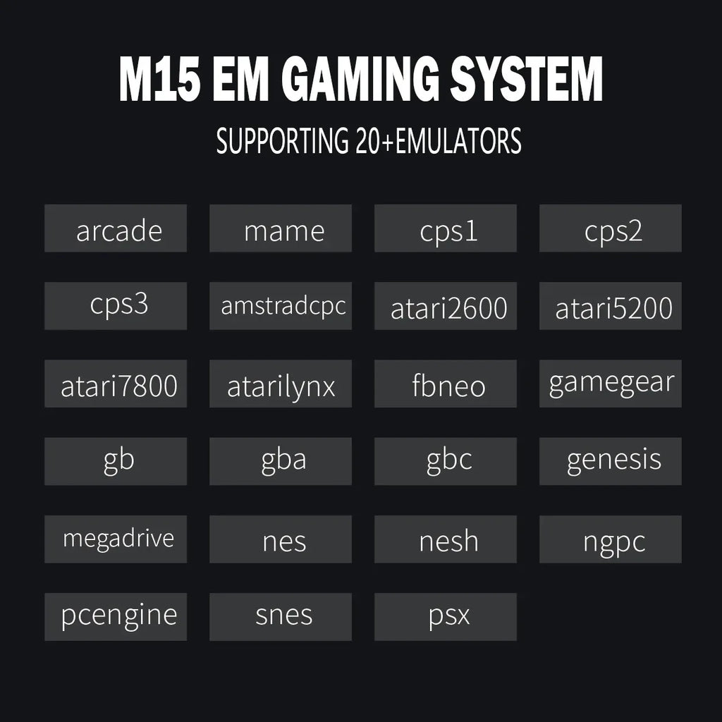 128G Game Stick M15 4K Video TV consola de juegos Gamepads inalámbricos Videojuego 64G 40000 +/50000 + juegos Arcade clásicos HD dos jugadores