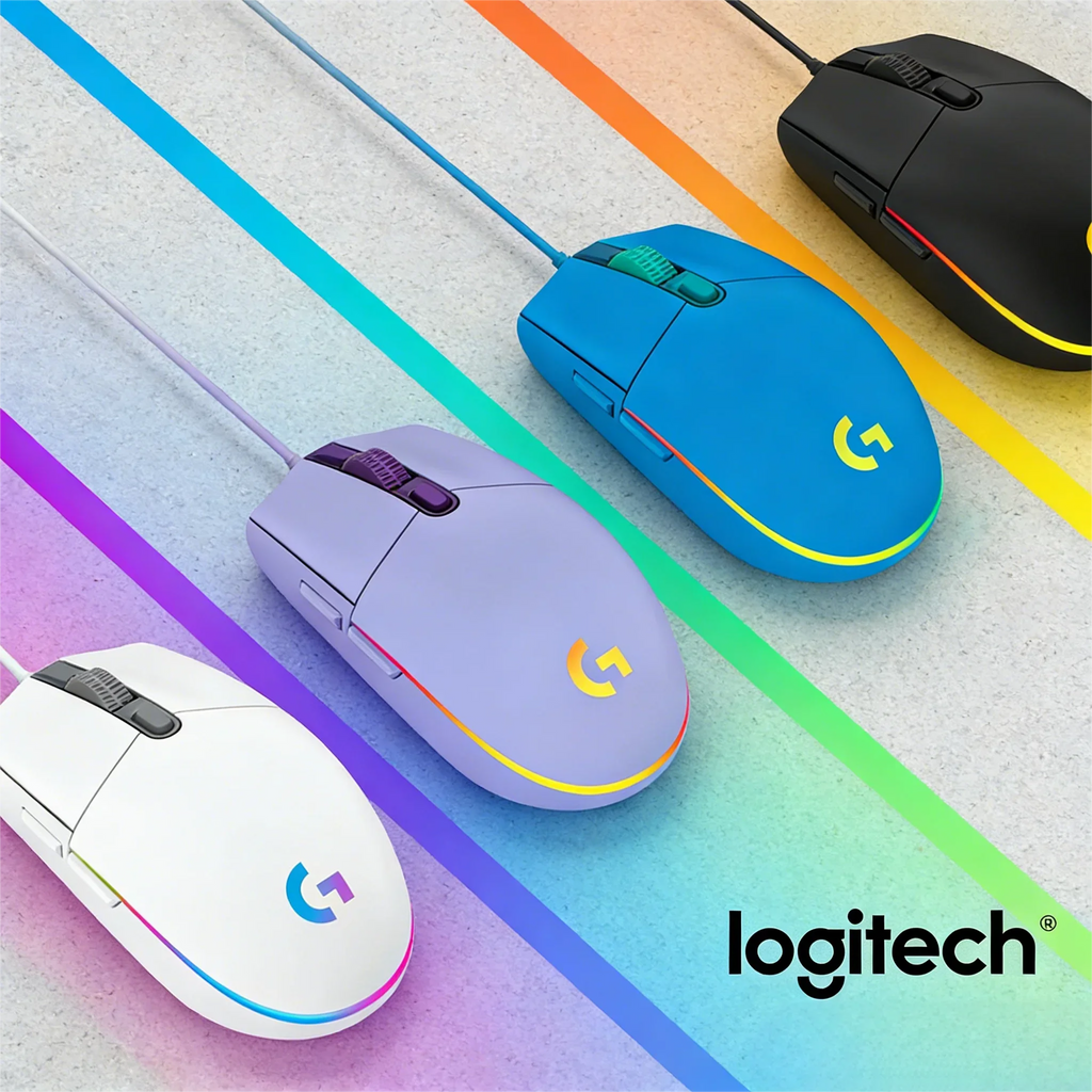 🖱️ Mouse Gamer con Cable Logitech G203 Precisión Profesional, 6 Botones Programables y Diseño Ergonómico