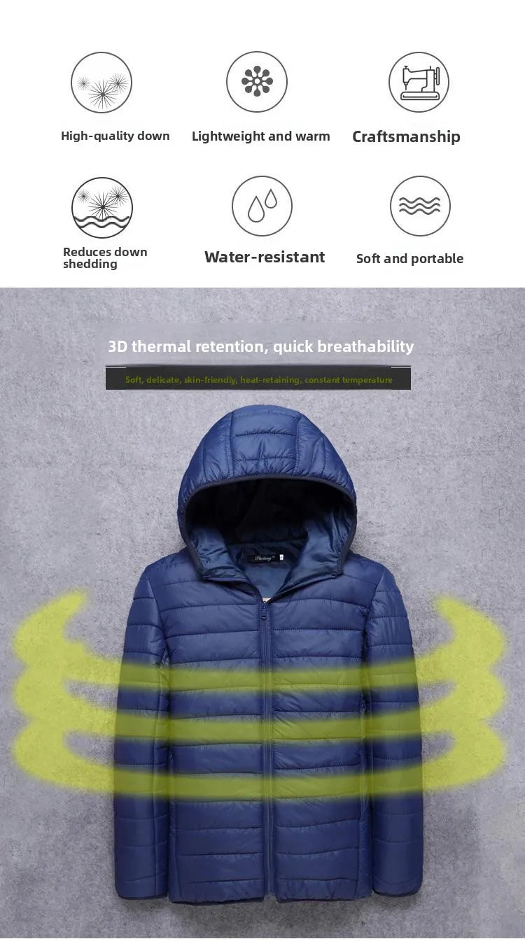 Chaqueta de plumón para hombre, nueva tendencia de primavera, otoño e invierno, ra, uesa, estilo casual, corte están...