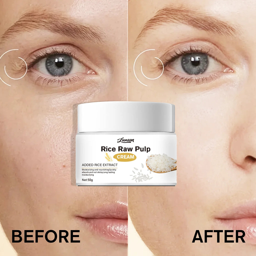 Crema Hidratante de Arroz Coreano - Antiedad con Ácido Hialurónico 50g