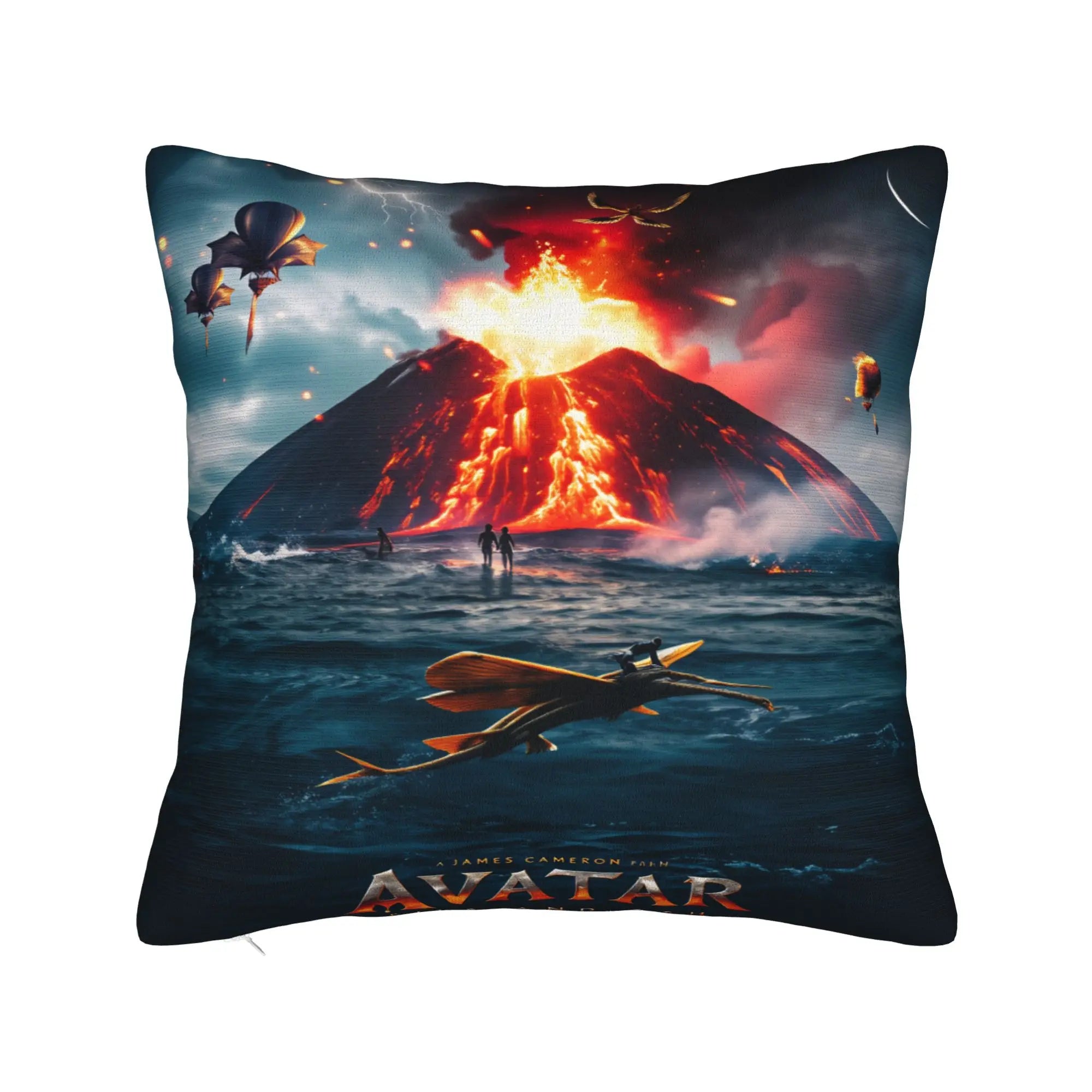 🌊 Funda de Almohada Decorativa Avatar: The Way of Water Suave, Moderna y de Estilo Retro | Ideal para Sofá y Dormitorio