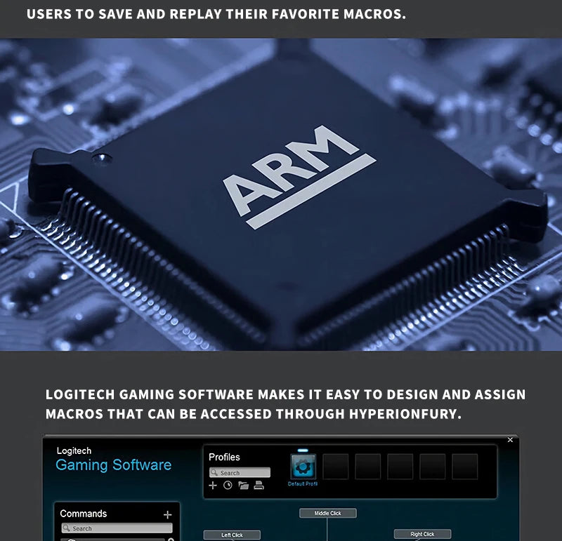 Mouse Gamer Logitech G402 | Diseño Confiable y Alta Precisión para Gamers Profesionales