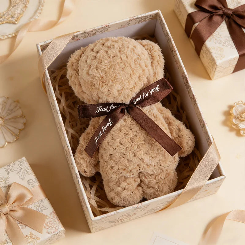 1-10 Uds. Toalla de oso de peluche, regalo para Baby Shower, recuerdos de fiesta de cumpleaños para niños, regalo de invitados de aniversario de boda, decoración navideña de Pascua