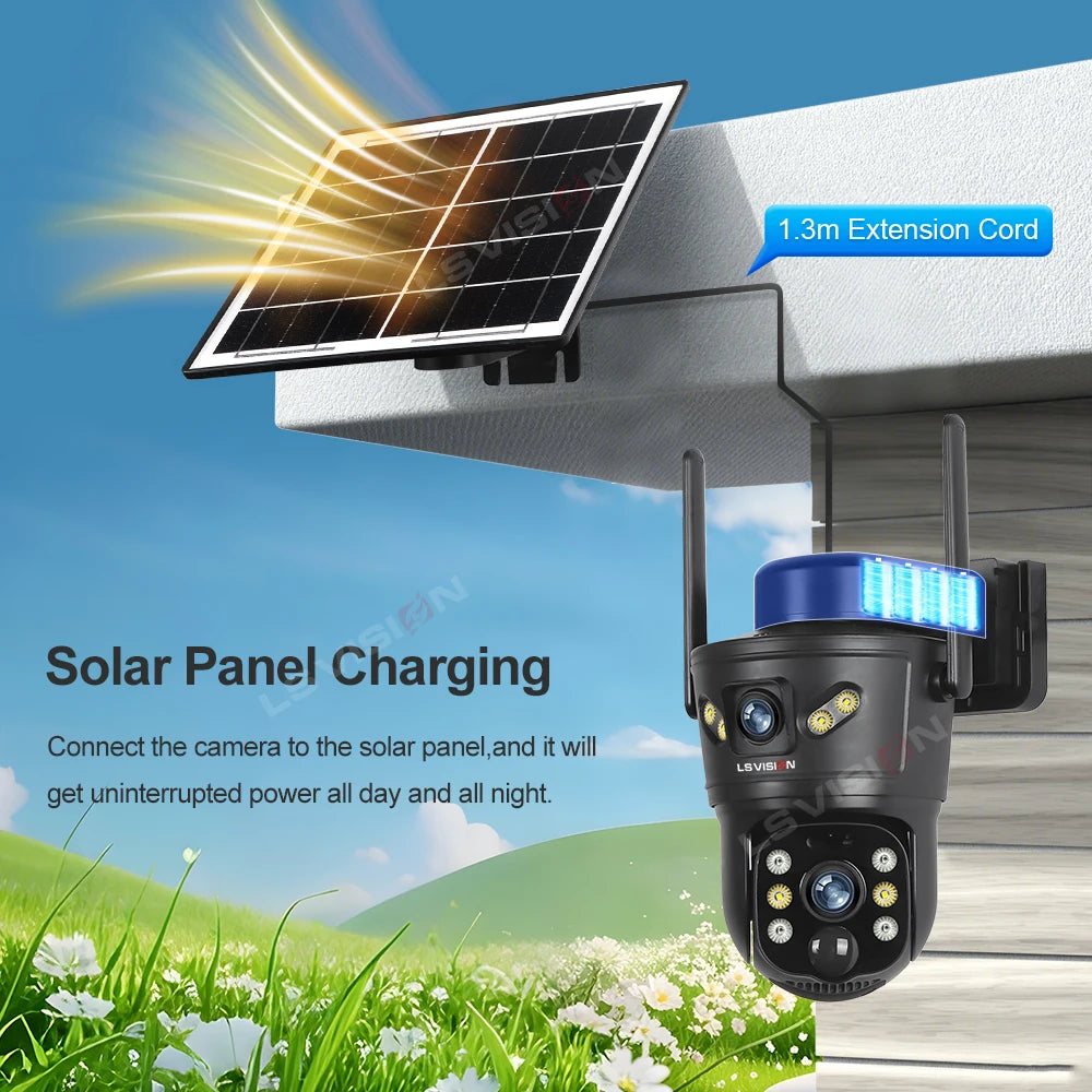 Cámara Solar 4G | Funciona sin WiFi ni electricidad – Ideal para ranchos, terrenos y negocios