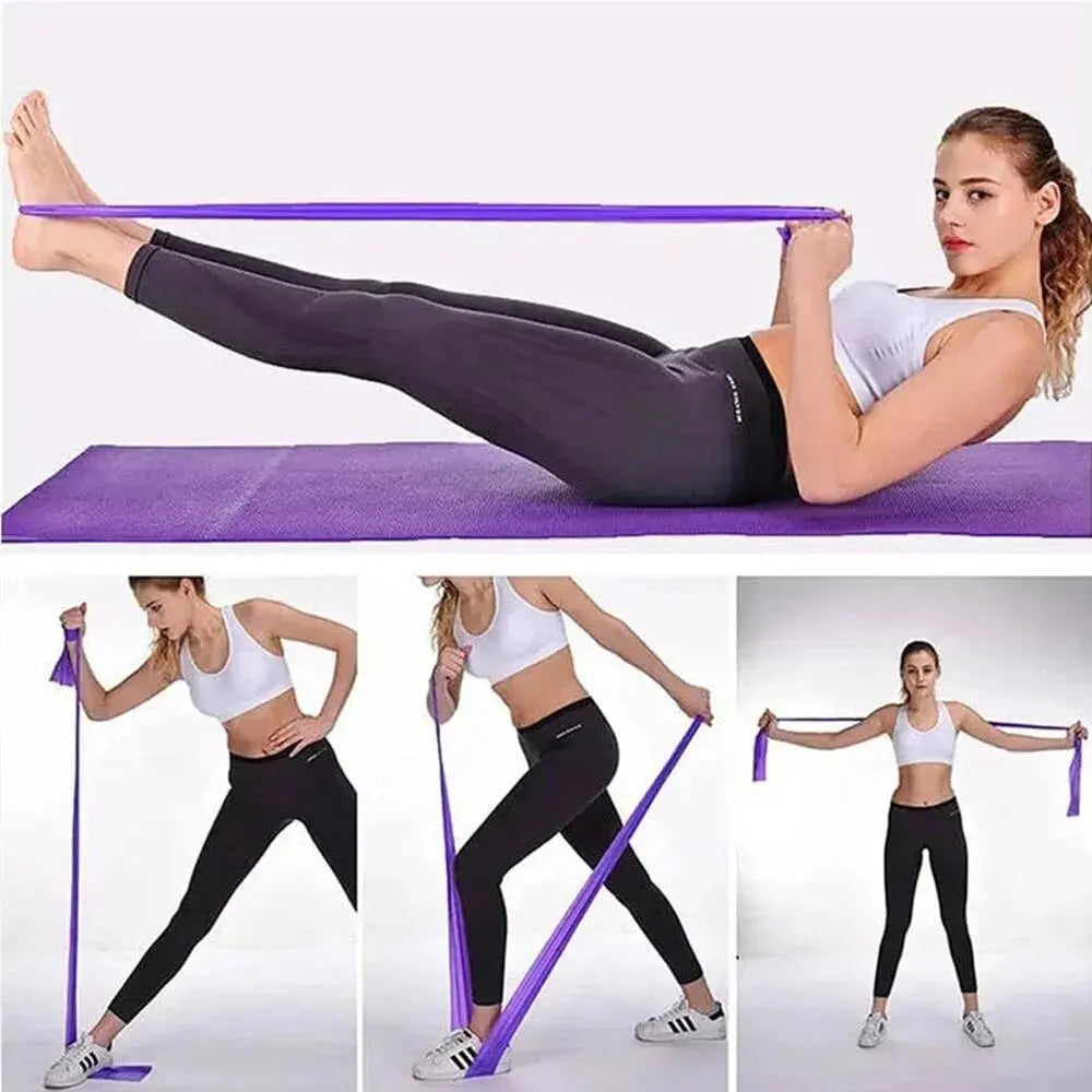 Bandas de resistencia para hacer ejercicio, terapia física, entrenamiento físico al aire libre, Pilates, gimnasio en casa, banda elástica