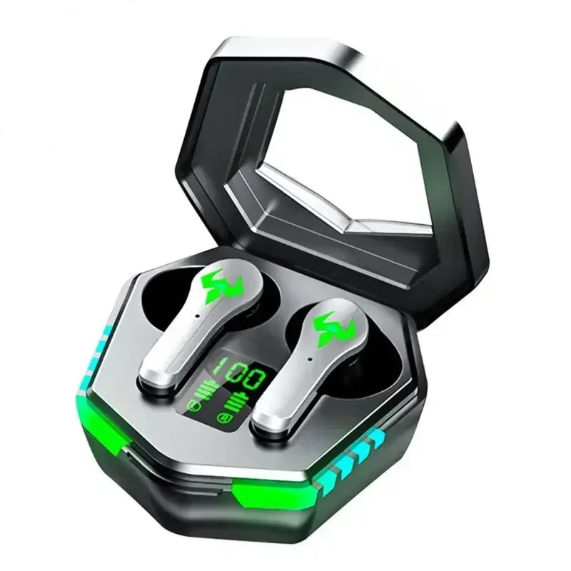 Auriculares Inalámbricos TWS con Pantalla Digital - Bluetooth para Gaming