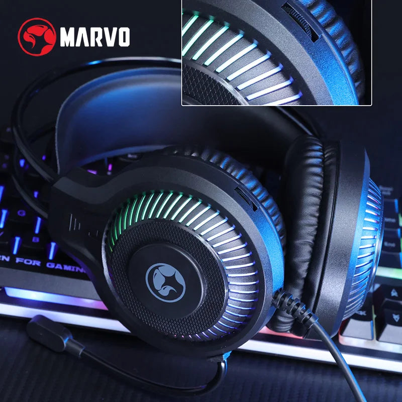 🎮 Kit Gamer MARVO 4 en 1 RGB Teclado + Mouse + Audífonos + Mousepad | Rendimiento Total para Gaming