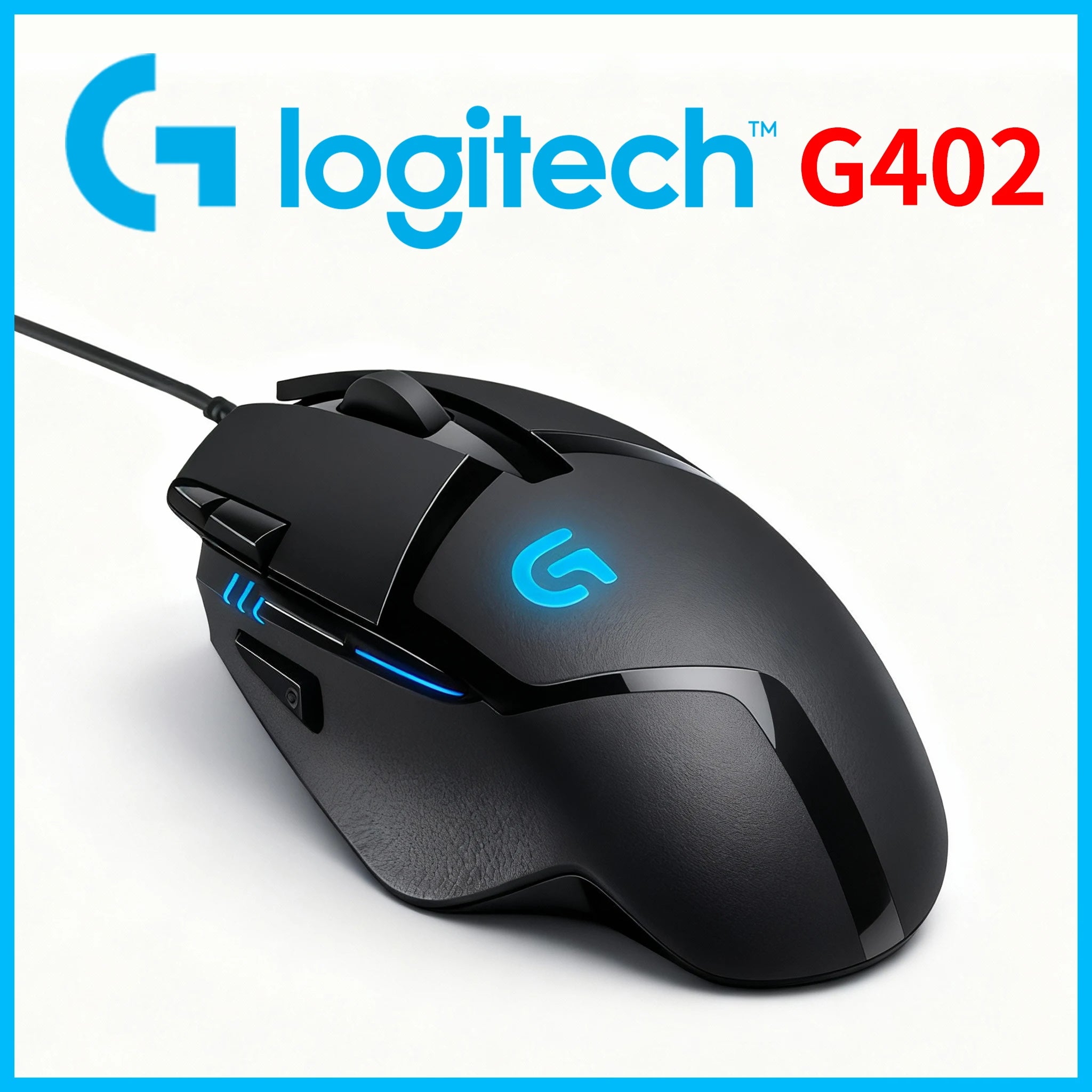 Mouse Gamer Logitech G402 | Diseño Confiable y Alta Precisión para Gamers Profesionales