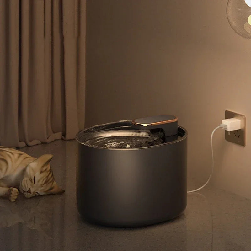 Bebedero Automático para Gatos y Perros 3L – Fuente de Agua Silenciosa con Filtro y USB