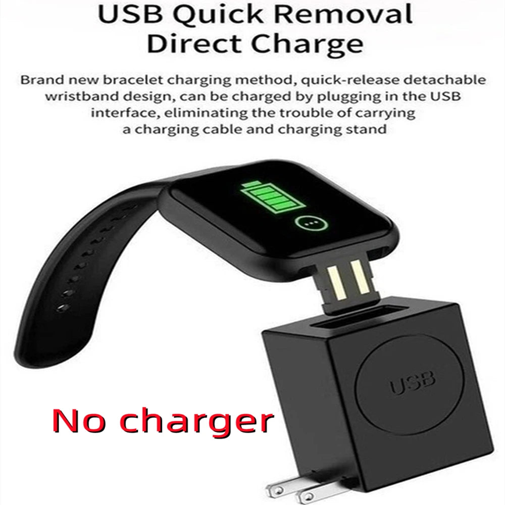 Smartwatch Reloj Inteligente para Hombre y Mujer - Monitor de Fitness con Mensajes - Pulsera Deportiva para Android e iOS