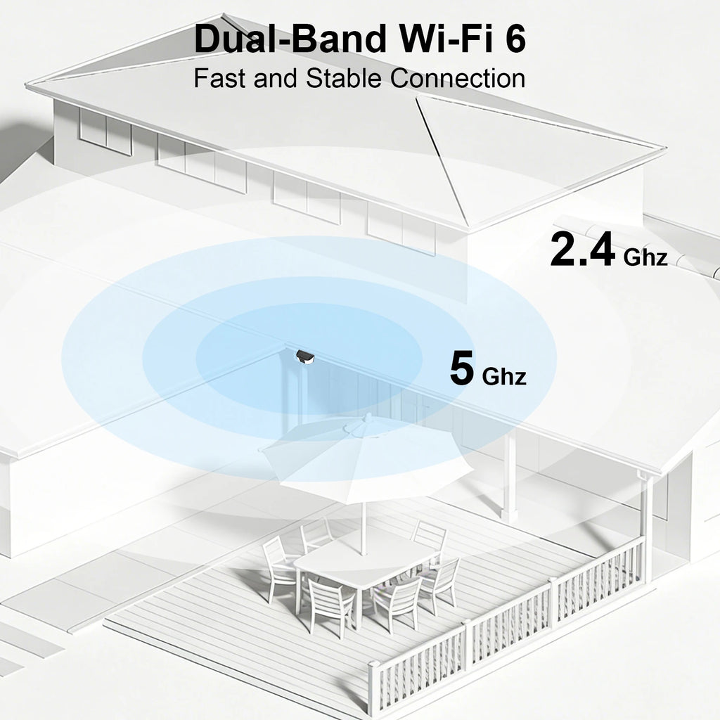 Cámara Solar de Seguridad ARCCTV 2K WiFi - Exterior con Reflector, Detección Humana y Audio Bidireccional