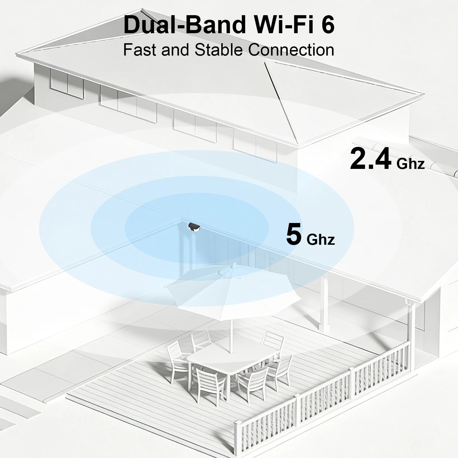 Cámara Solar de Seguridad ARCCTV 2K WiFi - Exterior con Reflector, Detección Humana y Audio Bidireccional