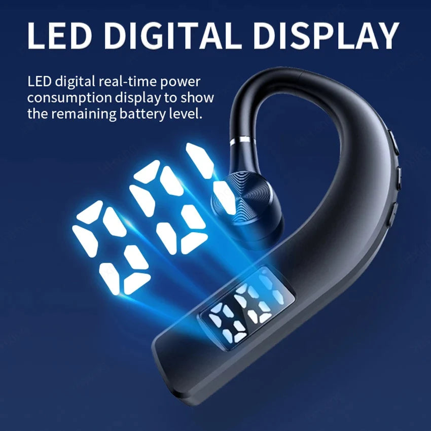 Auriculares Bluetooth con Micrófono para Conducir - Manos Libres con Cancelación de Ruido