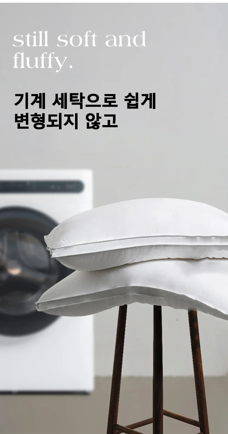 Almohada de Cuerpo Completo de Algodón 100% - Almohada Larga para Dormir con Funda Suave