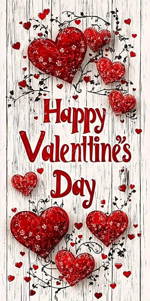 Banner de cubierta de puerta para el Día de San Valentín, rosas rojas, amor, fotografía, decoración de fondo, boda, novia, suministros para fiesta del Día de la madre